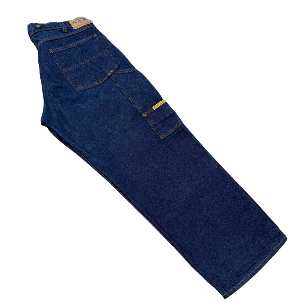 PRSN BLU Prison Blues Denim Double Knee Jeans Men's 40x30 NWOT